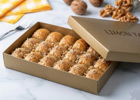Özenle Hazırlanmış 1 kg Cevizli Baklava pasta