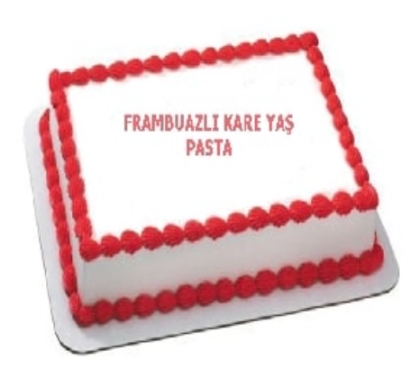 Uzman Pastacılar Tarafından 40 Kişilik Frambuazlı Yaş Pasta İzmir pasta siparişi