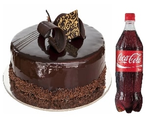 Klasik Çikolatalı Pasta 1 Litre Cola
