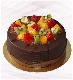 Enfes Karışık Meyveli Hasbahçe Yaş Pasta 2-3 Kişilik